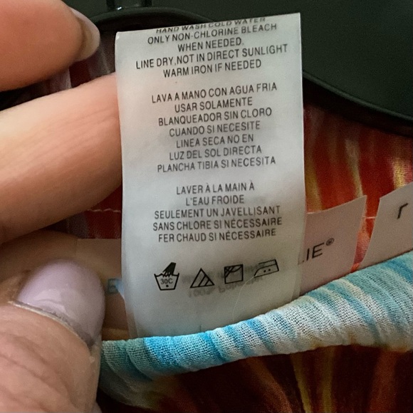 Blue Rod Beattie Tie Dye Swim Cover Up - Picture 7 of 9